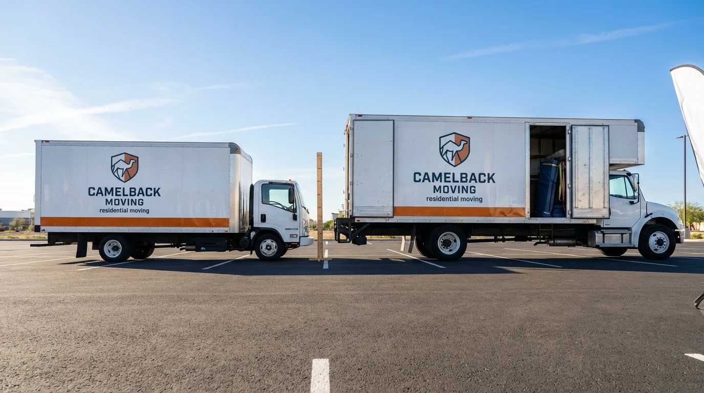 Moving truck size capacity guide in Newport Beach